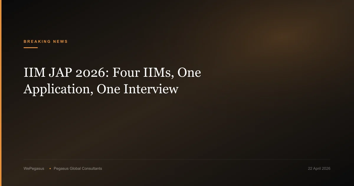 IIM JAP 2026: Four IIMs Move to a Single Application and One Interview: What Indian MBA Aspirants Must Know